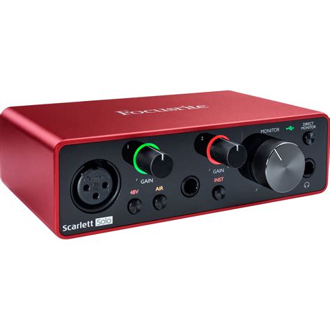 scarlett solo|Scarlett 3rd Generation Audio Interfaces